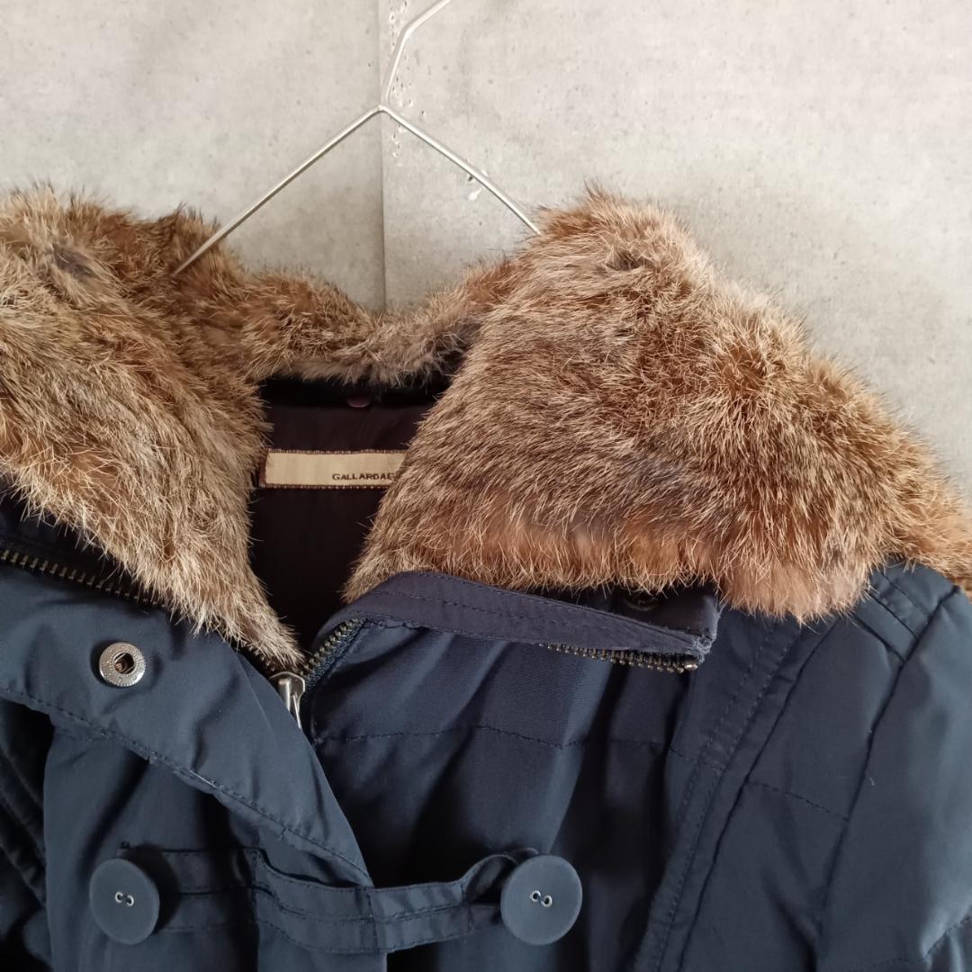 GALLARDA GALANTE ラビットファー　ロング ダウンコート E65