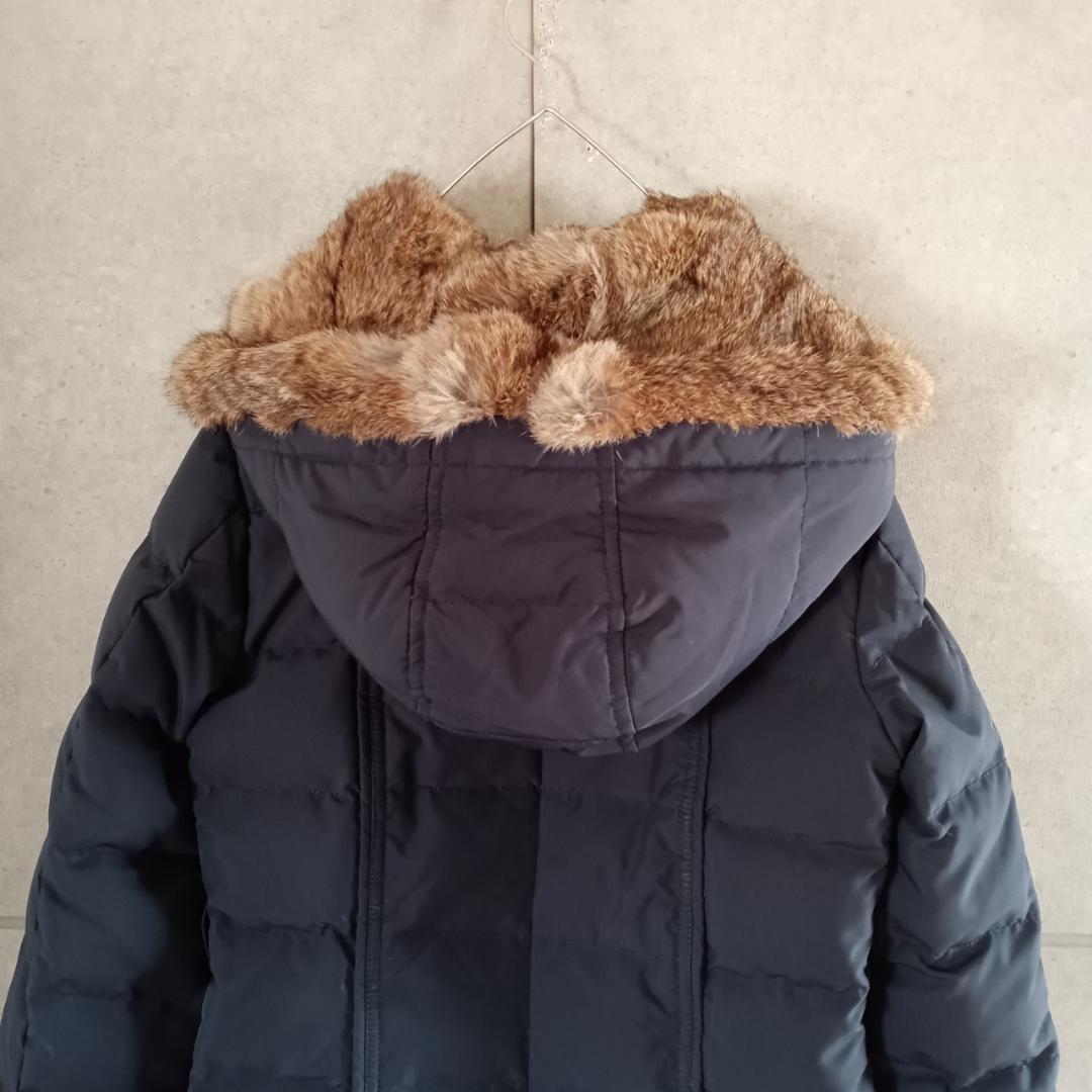 GALLARDA GALANTE ラビットファー　ロング ダウンコート E65