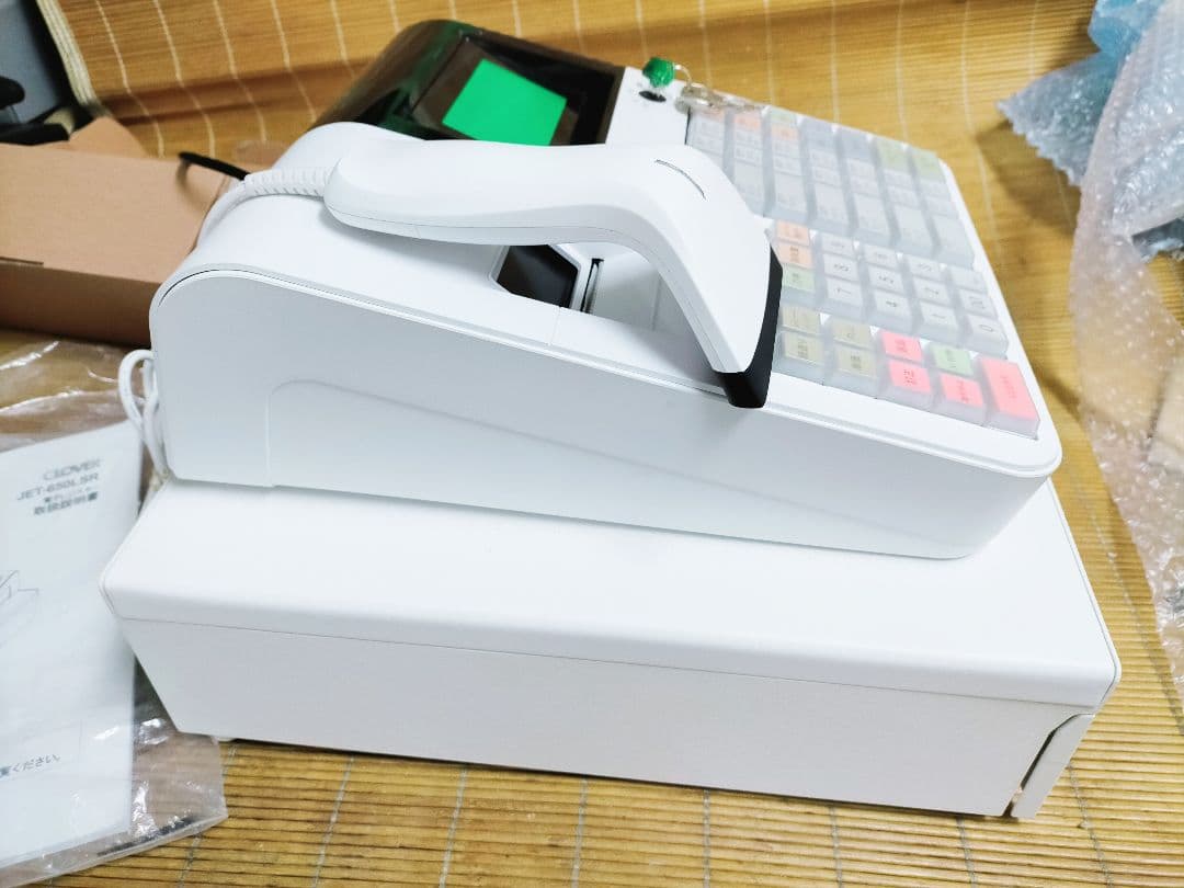 クローバーレジスター　JET-650LSスキャナ付き　PC連携　321111