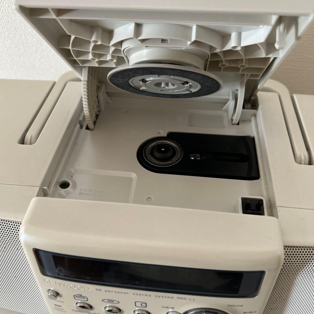 KENWOOD ケンウッド MDX-L1 ホワイト ラジカセ コンポ CD MD