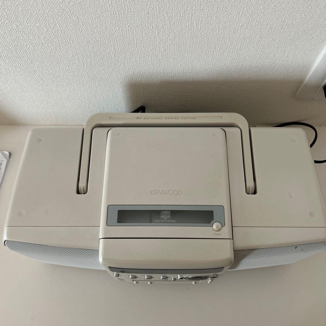 KENWOOD ケンウッド MDX-L1 ホワイト ラジカセ コンポ CD MD