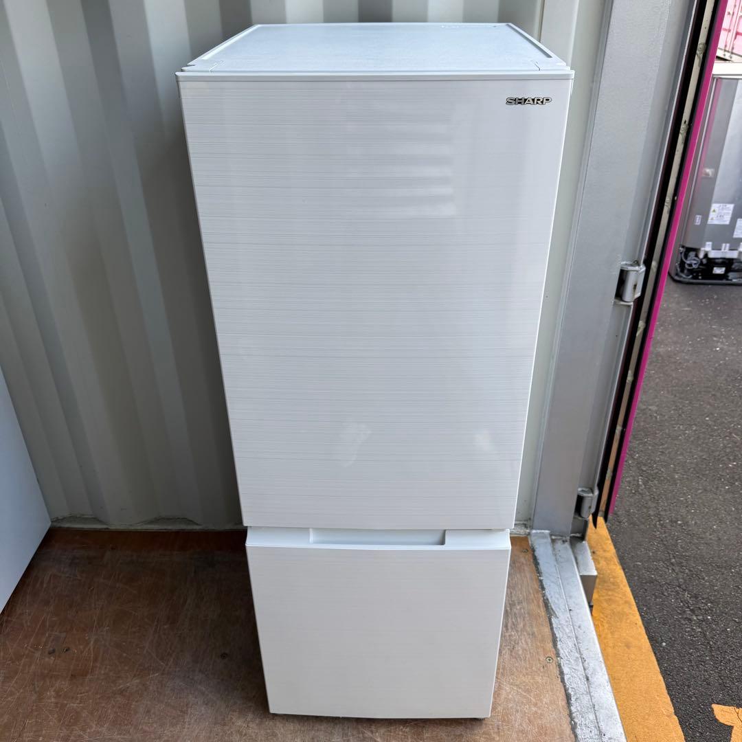 C7712★2021年製美品★シャープ　冷蔵庫　ホワイト 右.左開き　自動霜取り