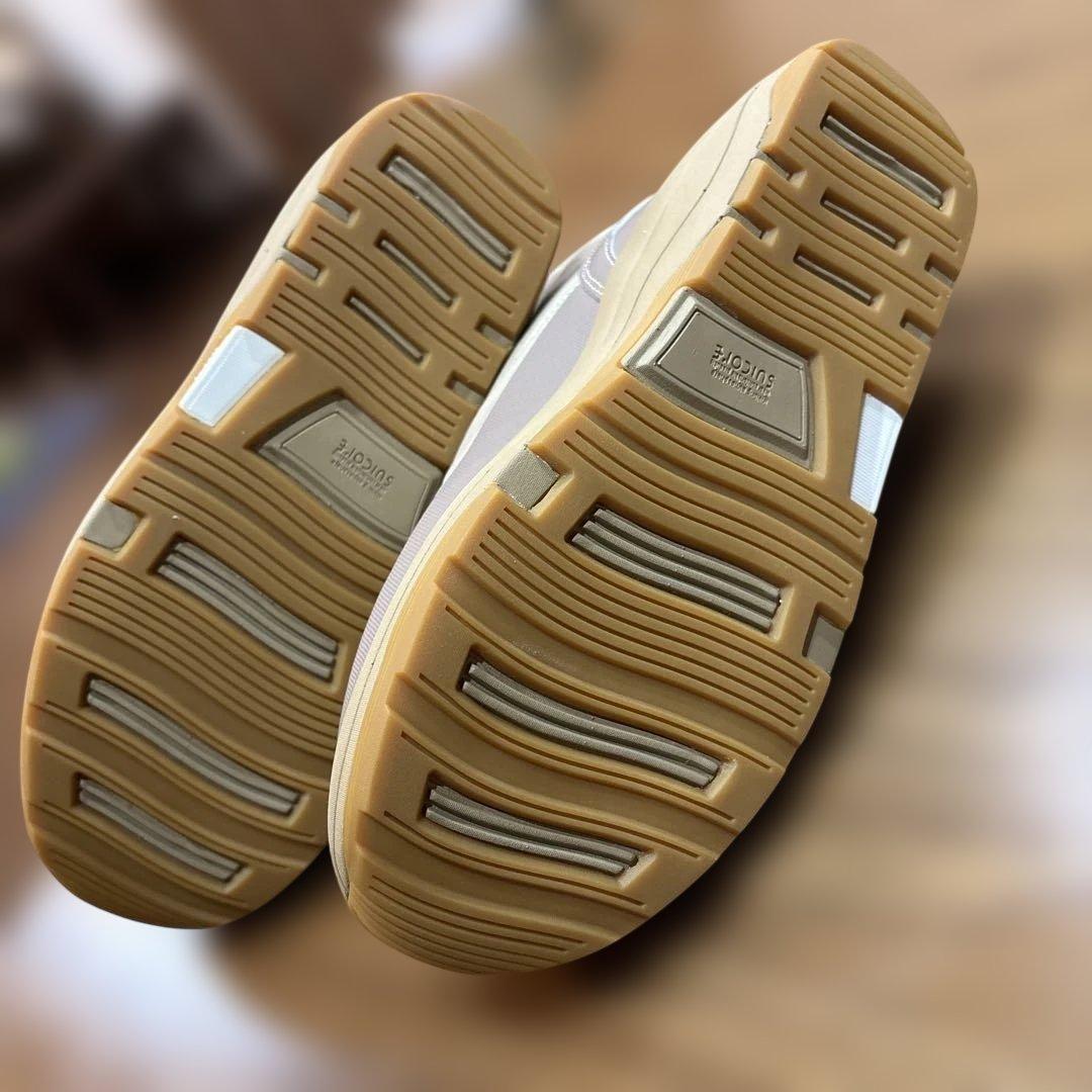 (アイ)SUICOKE ベージュ キルティングショートブーツ