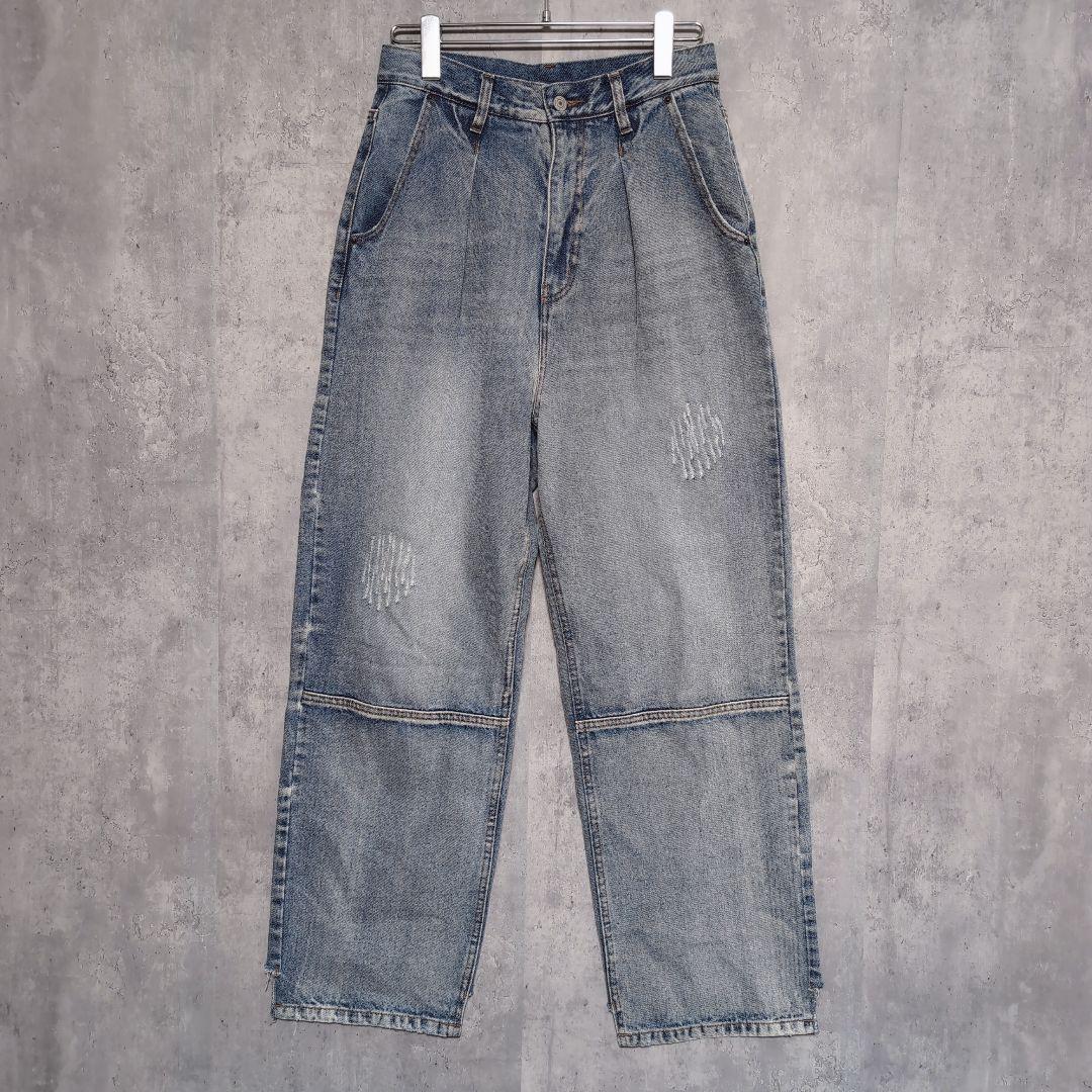 YENN イェン【40】HIGH RISE TUCK WIDE PT