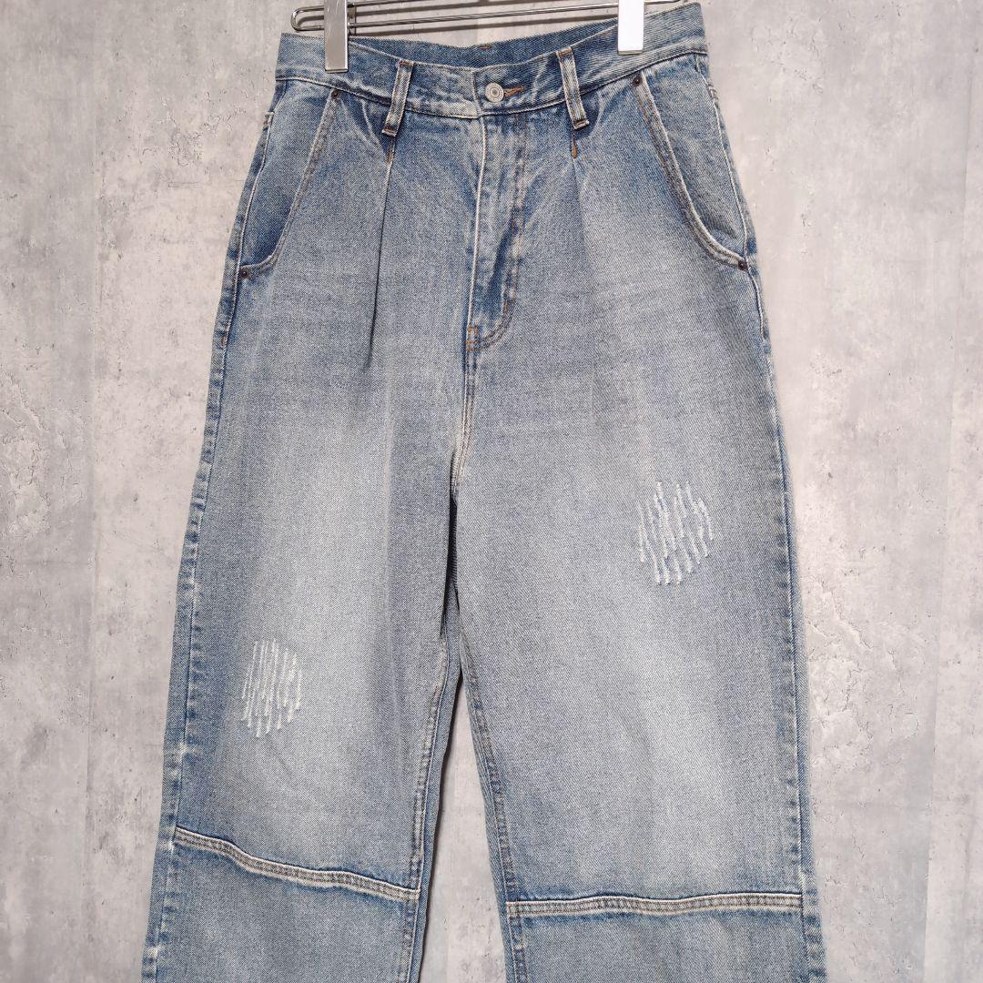 YENN イェン【40】HIGH RISE TUCK WIDE PT