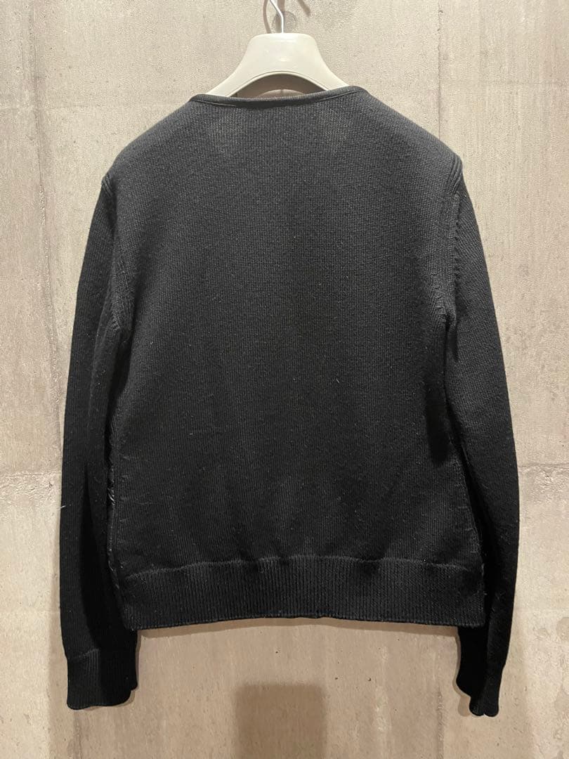 MONCLER スナップ ノーカラー ダウンカーディガン