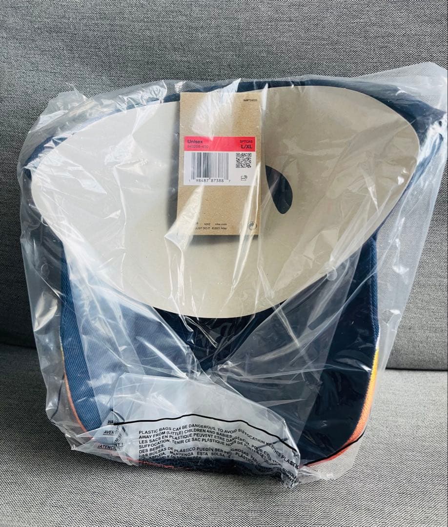 国内未発売☆NIKEフレイムクラブキャップネイビーL/XLタグ付新品未開封品