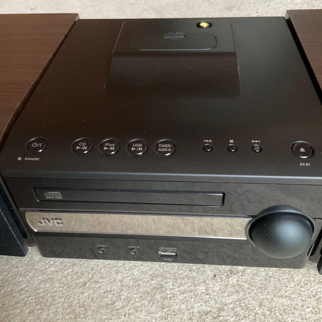 JVC ビクター ミニコンポ　CD iPod CA- EXS1-B