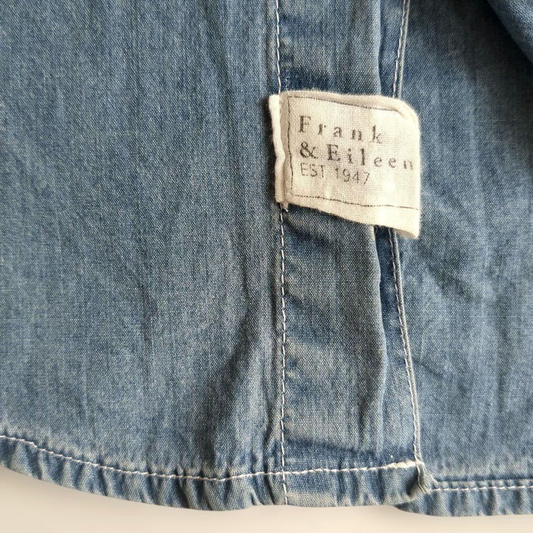 フランクアンドアイリーン ロンハーマン 長袖シャツ コットン ビンテージ加工