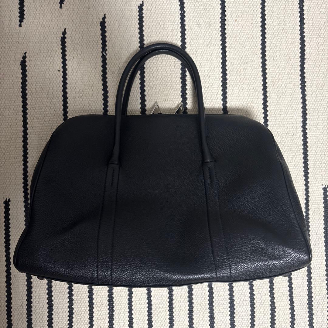 最終価格ゴールデングースGOLDEN黒レザーボストンバッグハンドバッグ