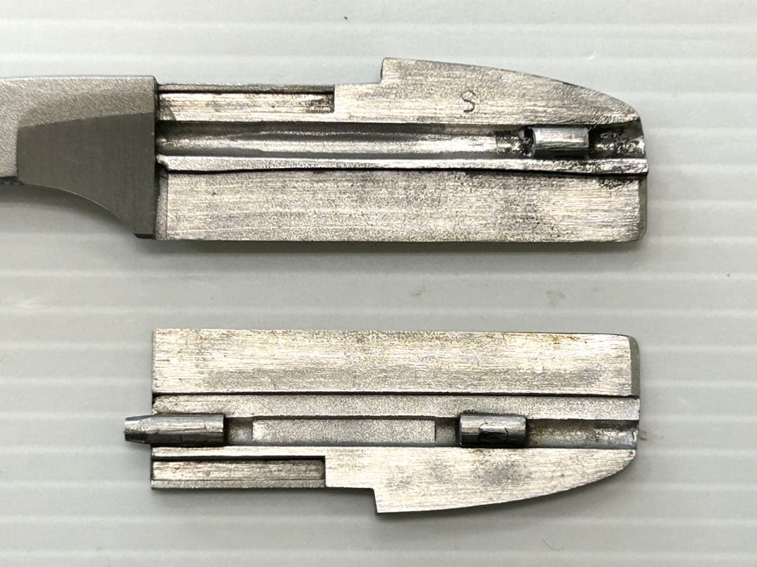 中古 美品 フェザー プロフェッショナル 木製ハンドル レザー ケース付き