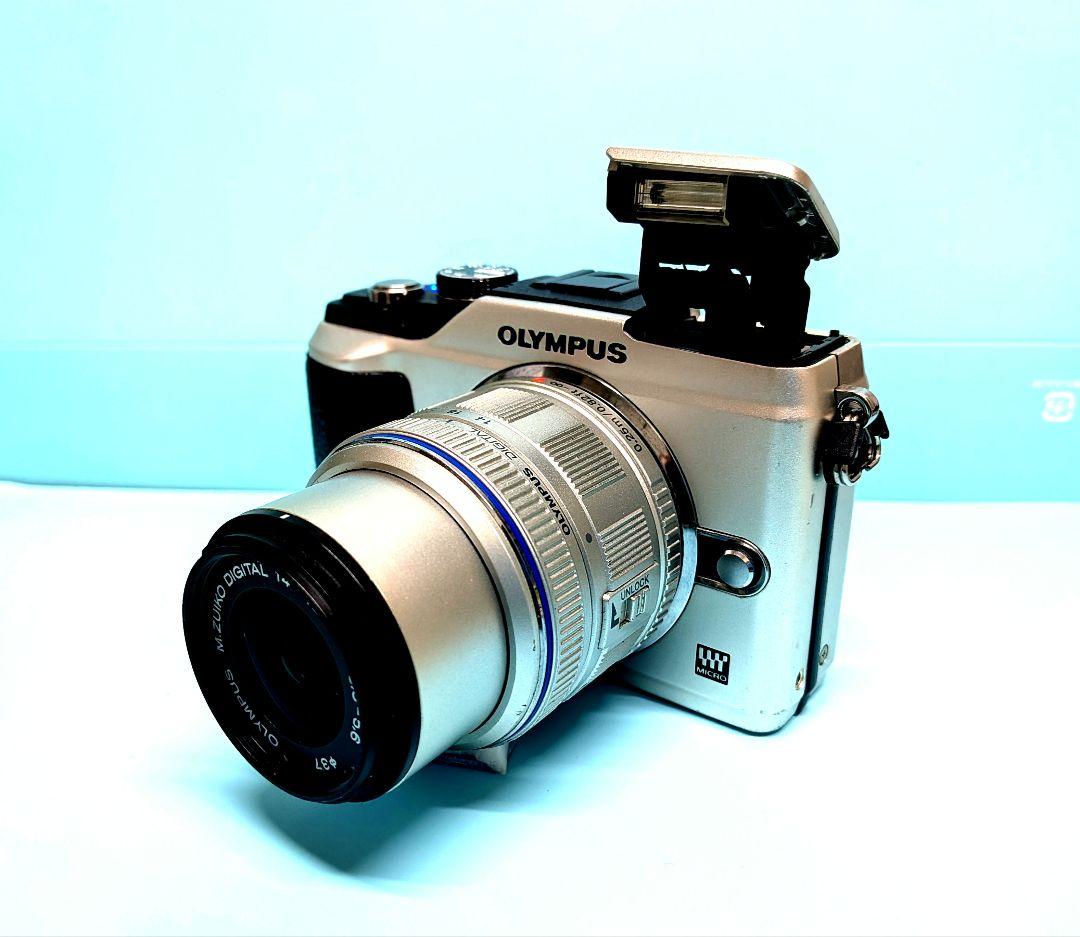 【完動美品】OLYMPUS PEN E-PL2 ミラーレス一眼 標準レンズセット