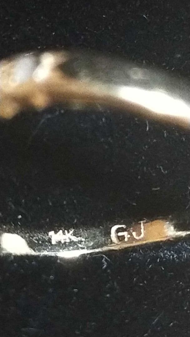 専用です ルビー付きゴールドリング 14k