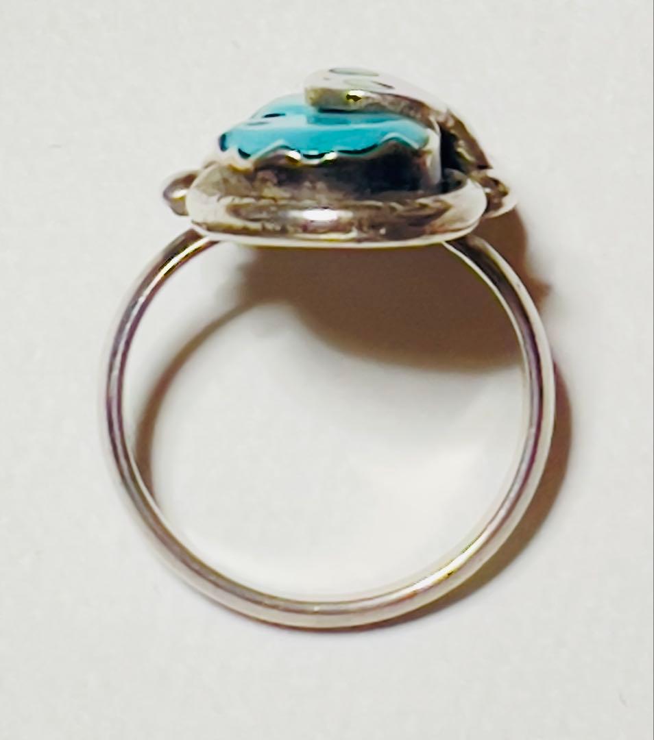 【ズニ族】エフィーカラバサ　ターコイズ　スネークリング