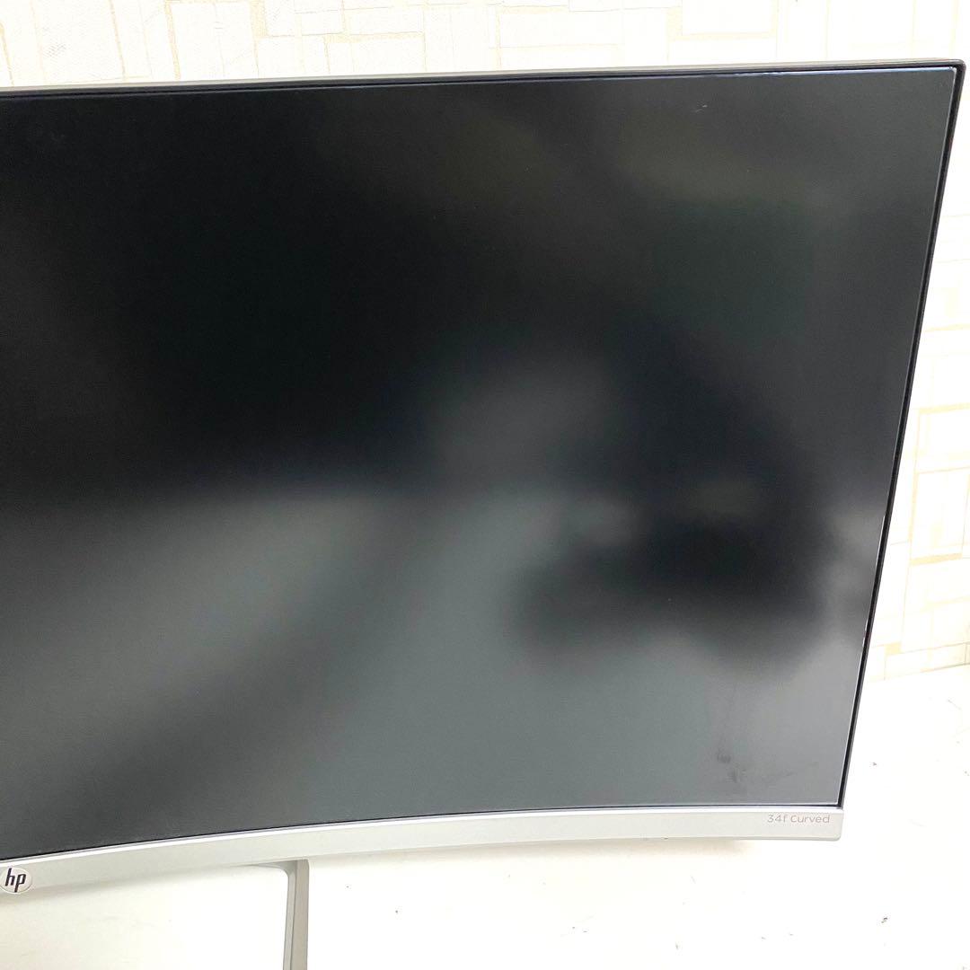 HP 34f Curved 34インチ湾曲ディスプレイ モニター IPSパネル