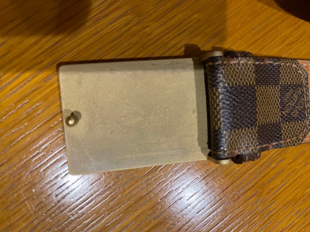 まなびルイヴィトンダミエ柄ベルト