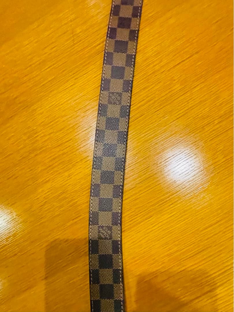 まなびルイヴィトンダミエ柄ベルト