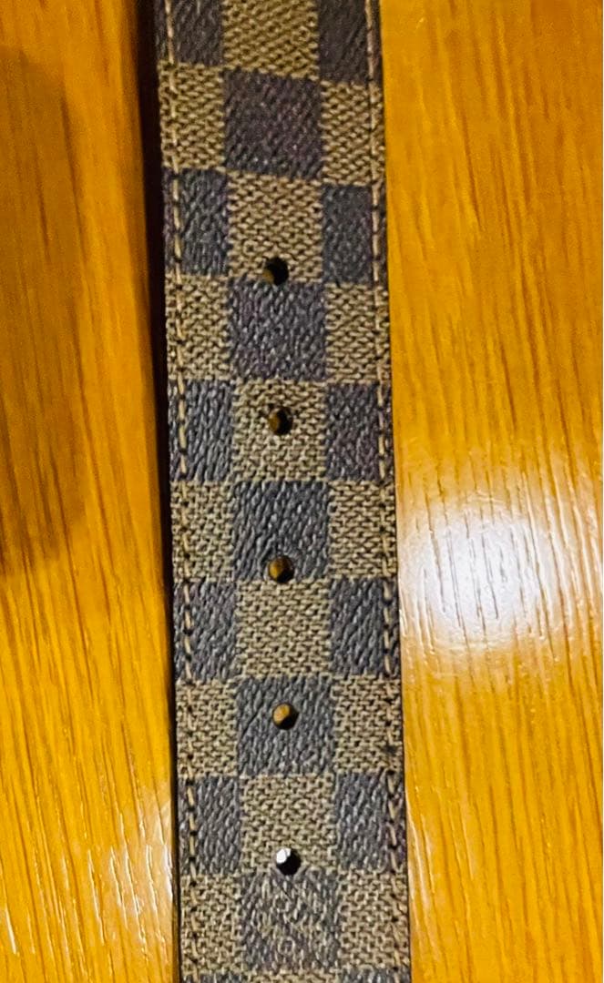 まなびルイヴィトンダミエ柄ベルト