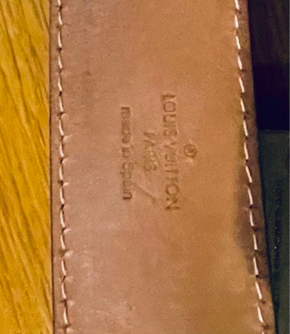 まなびルイヴィトンダミエ柄ベルト