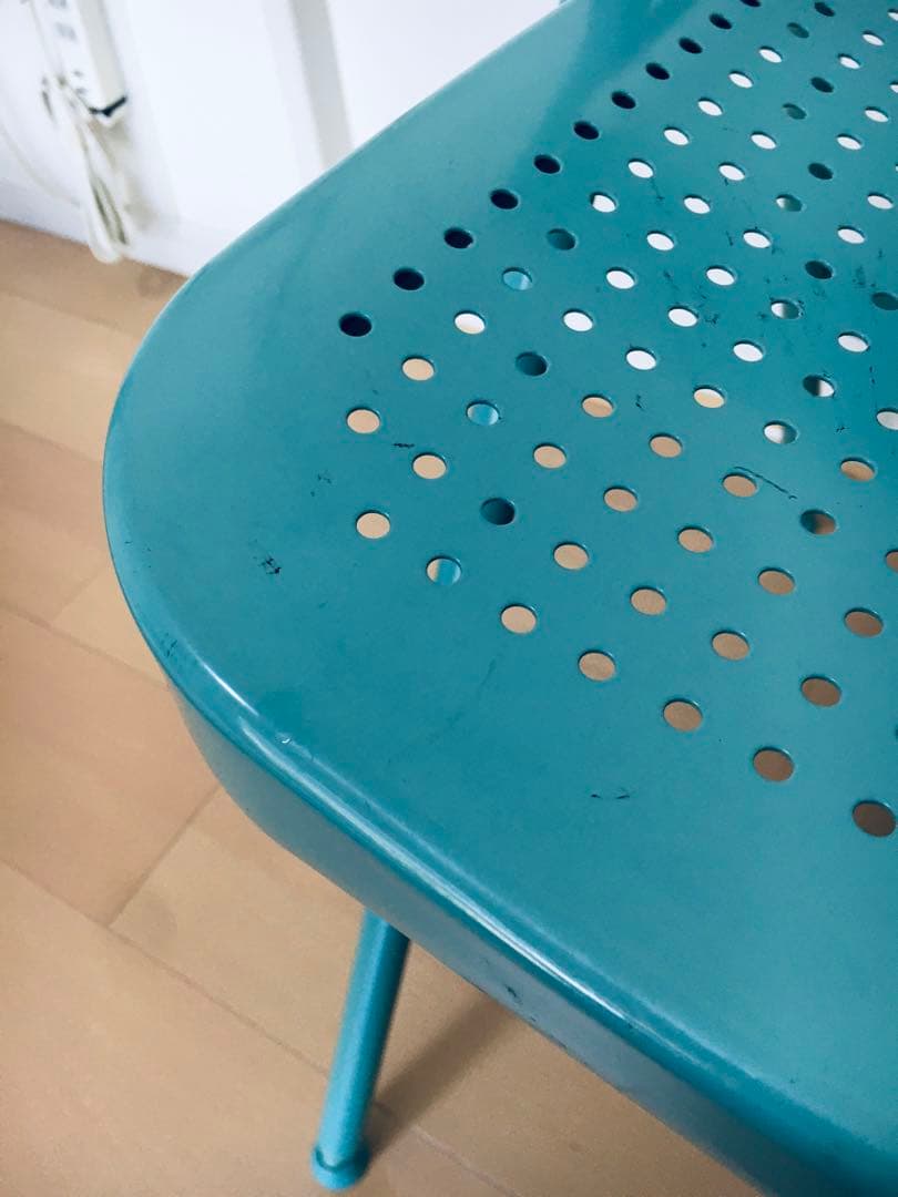 IKEA折り畳みチェアー 2脚セット カラー ターコイズ