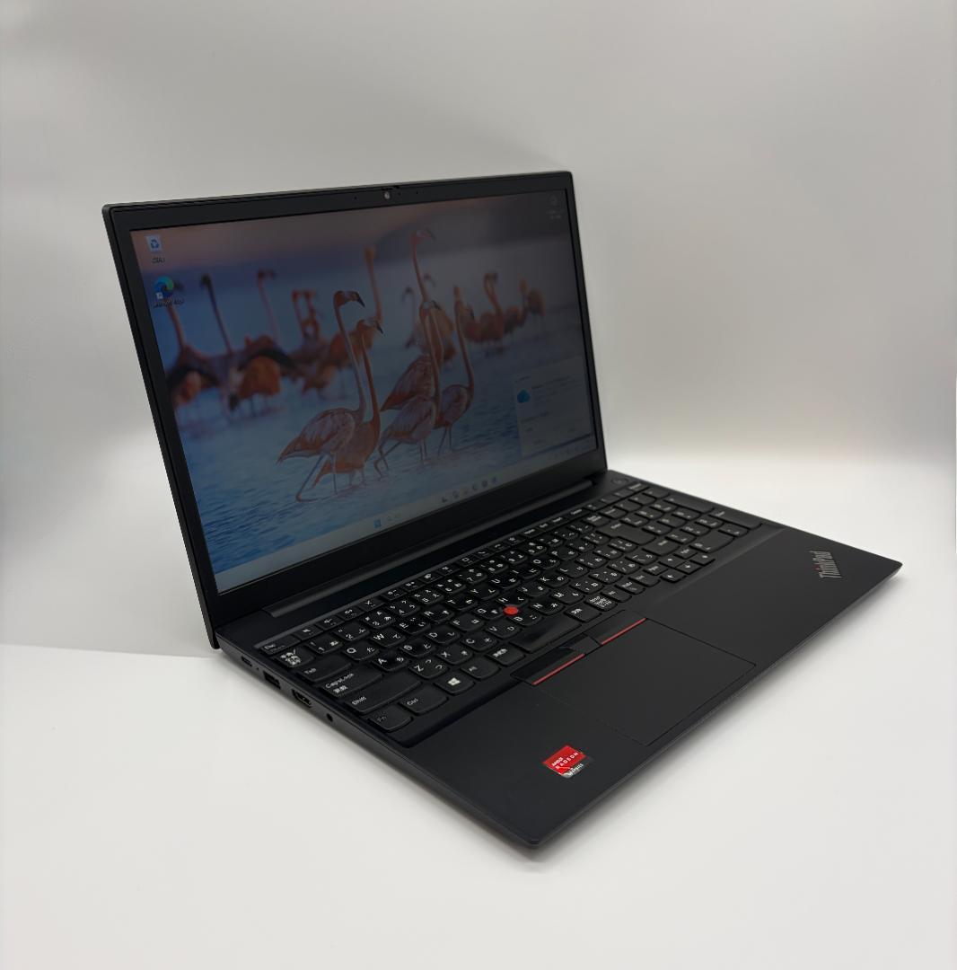 100%、高速、高性能、ThinkPad E15、16GB、256GB NVMe