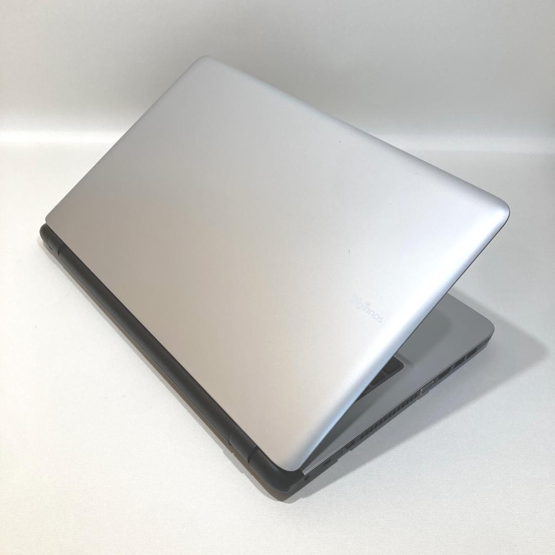 初心者✨快適・カメラ付・DVD✨シルバー✨すぐ使えるノートパソコン◇T389-2