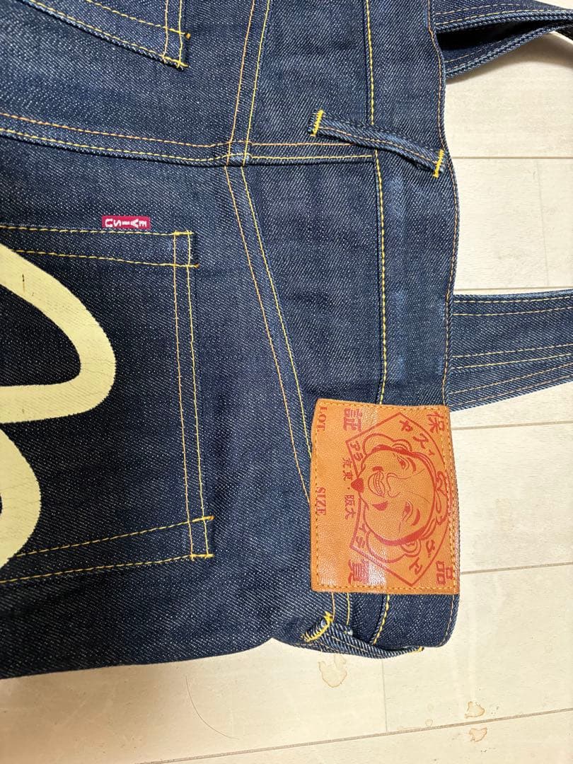 『値下げ2』EVISU ダークデニム トートバッグ