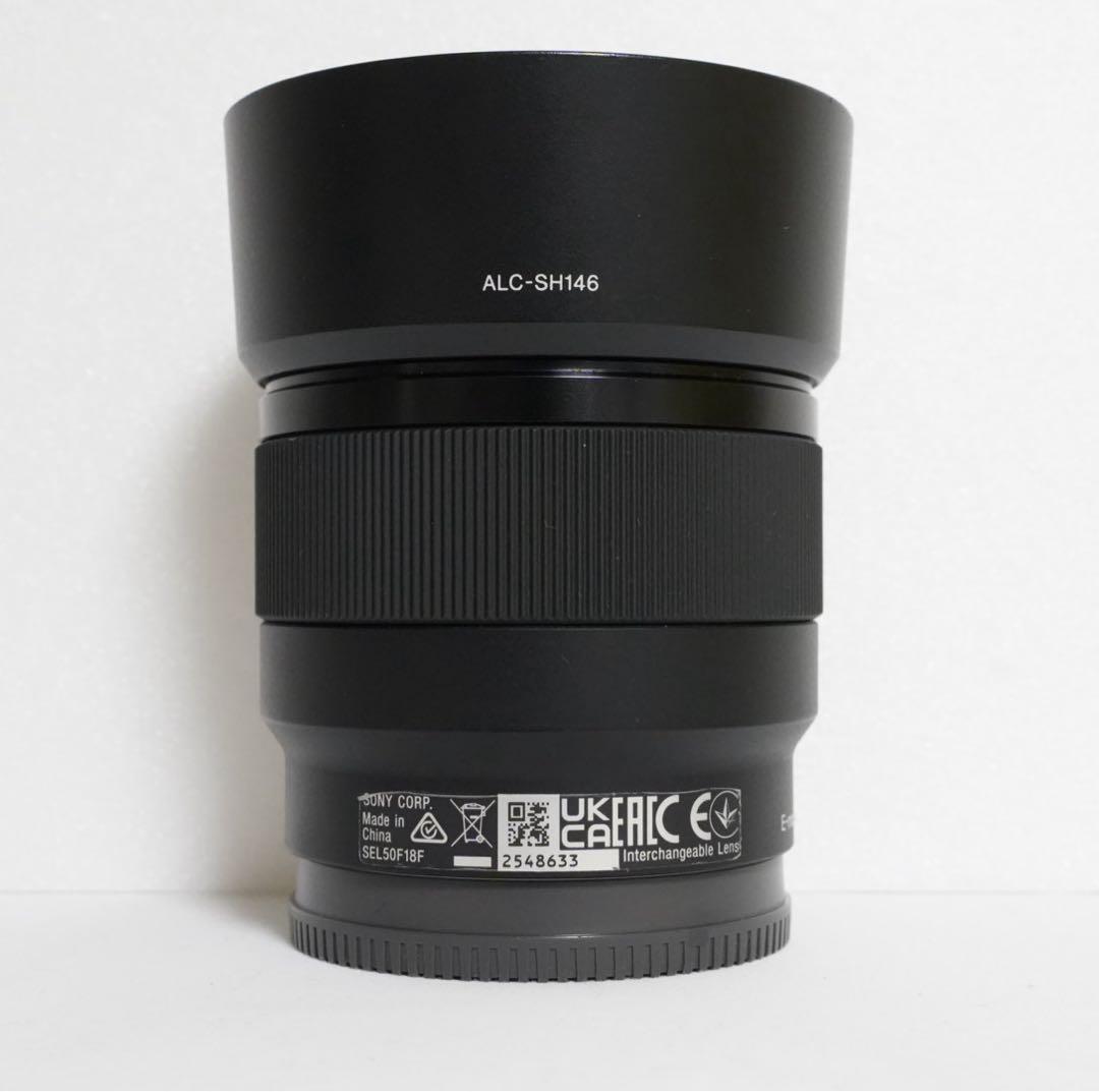 【極美品】SONY FE 50mm F1.8 単焦点 SEL50F18F