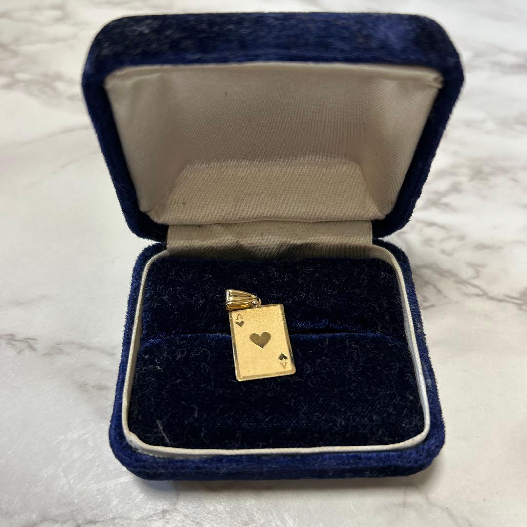 K18 トランプ型ペンダント 1.0g