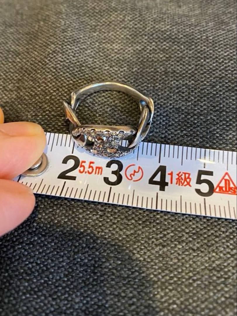 【hum】HUMETE PAVE RING (約9号)