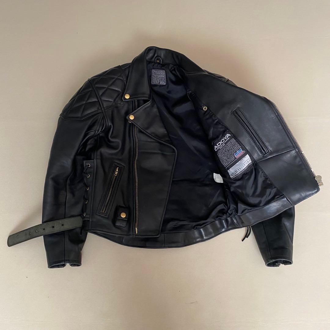 リナ KADOYA レザーライダースジャケット M