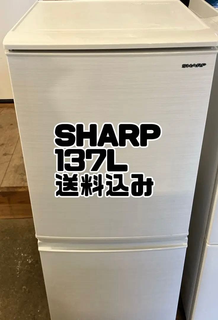 シャープ　2019年製　冷蔵庫　137L 一人暮らし