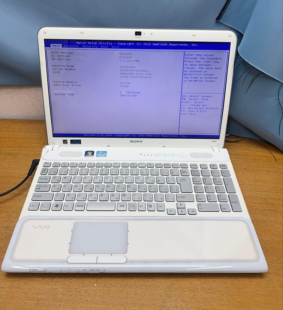 SONY Corei5／3台ノートパソコンジャンク