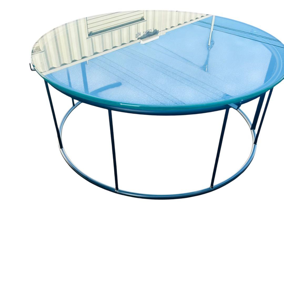 HUKLA フクラ TMRB Lサイズ ガラステーブル　90cm ブラック