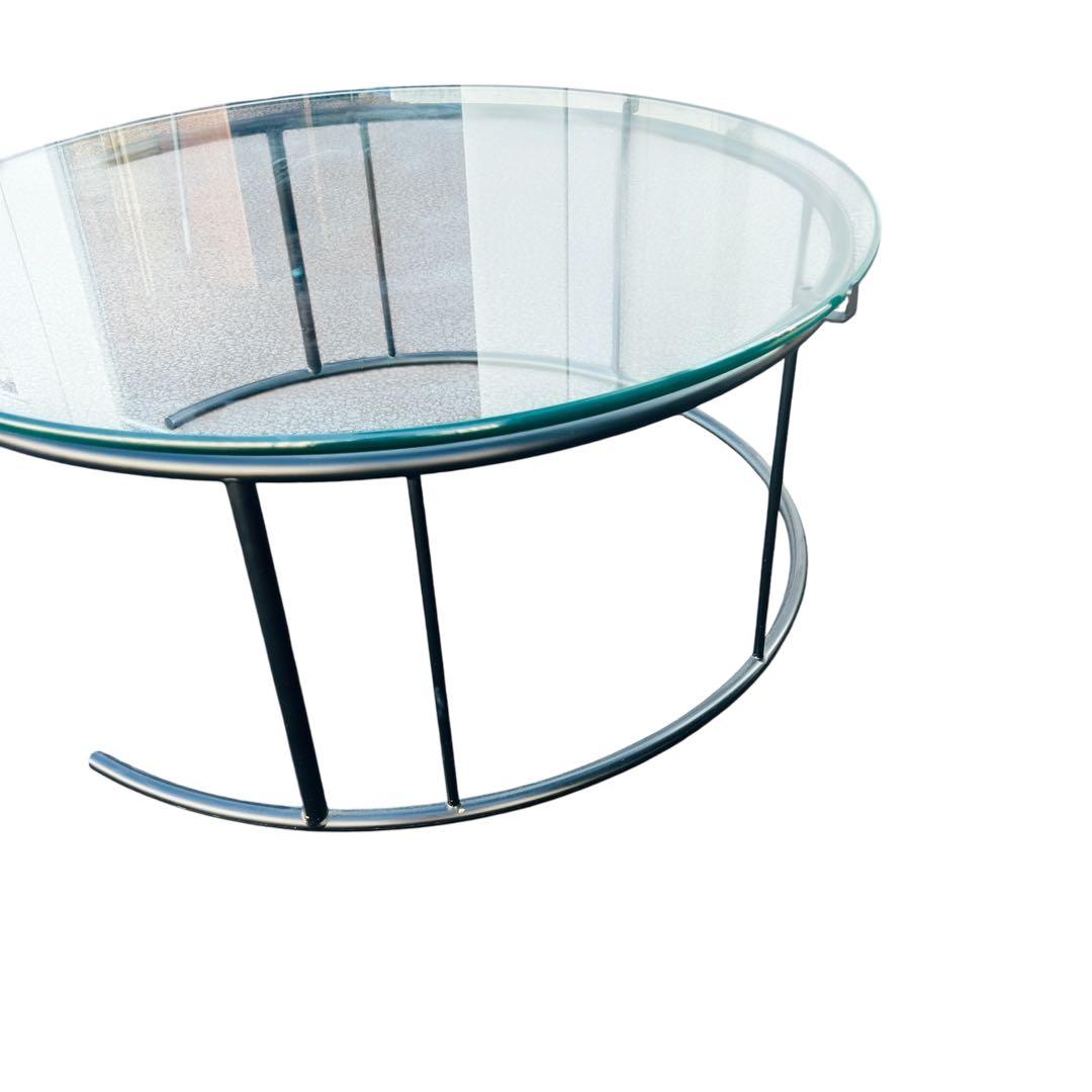 HUKLA フクラ TMRB Lサイズ ガラステーブル　90cm ブラック