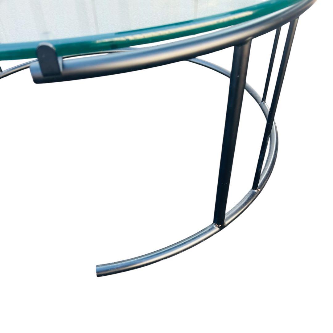 HUKLA フクラ TMRB Lサイズ ガラステーブル　90cm ブラック