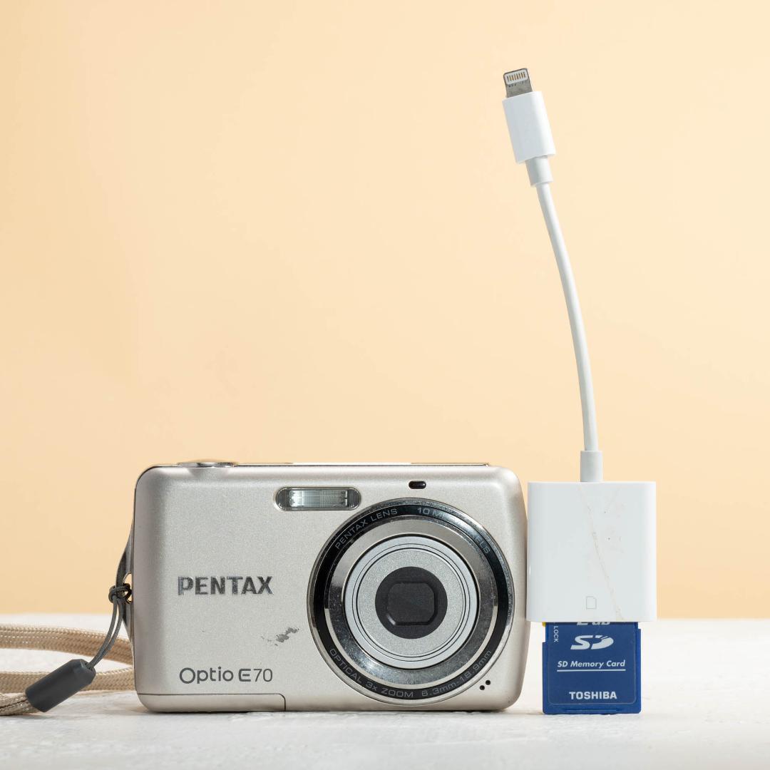 【単3電池で動く平成レトロなコンデジ】PENTAX optio E70