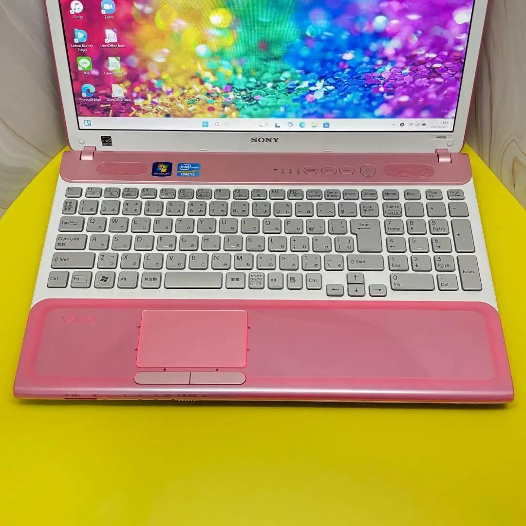 【オフィス付！】超人気VAIO♪ SSD搭載でサクサク操作◎ Core i5！