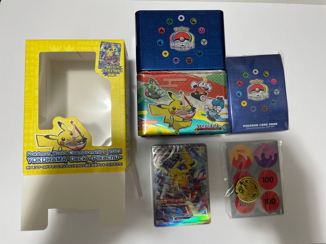 【開封済み】横浜記念デッキ ピカチュウWCS2023横浜 ポケモンカード