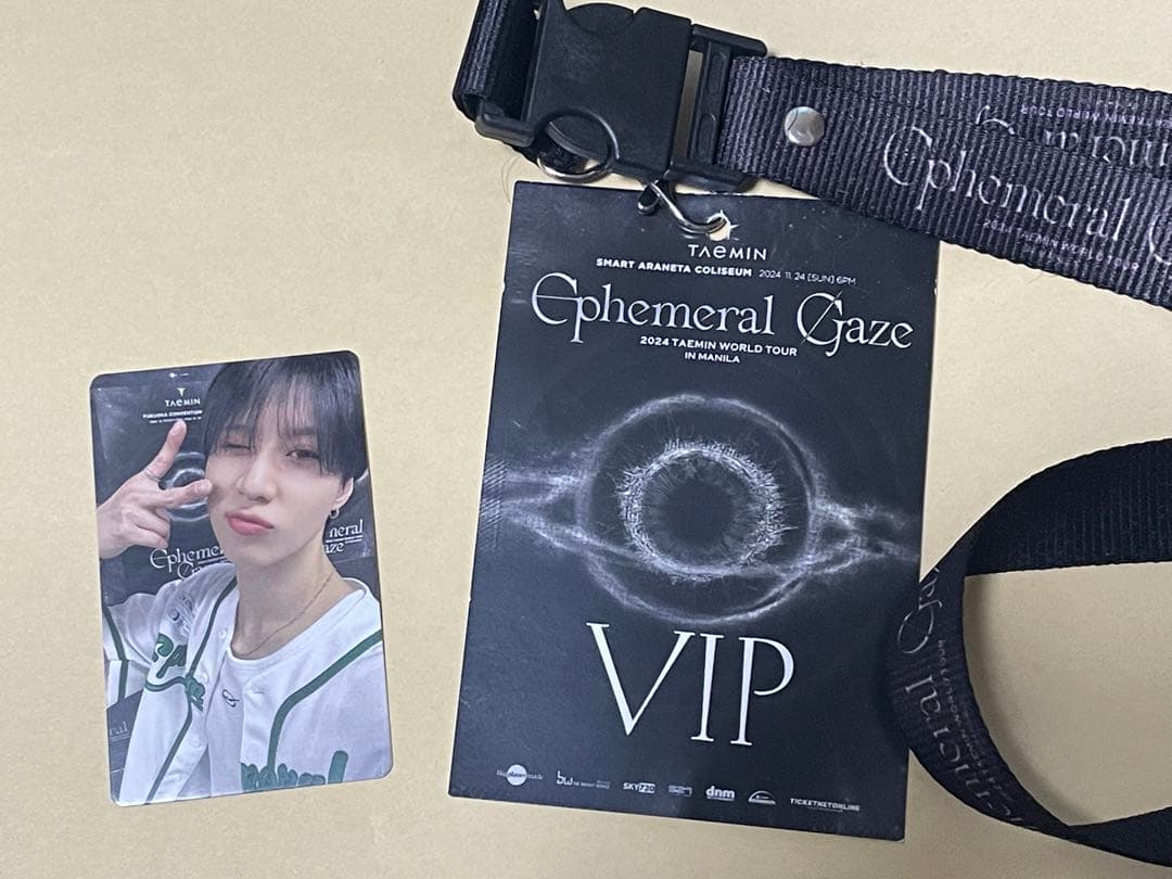 テミンTAEMIN 2024 WORLD TOUR マニラ公演 入場特典 トレカ