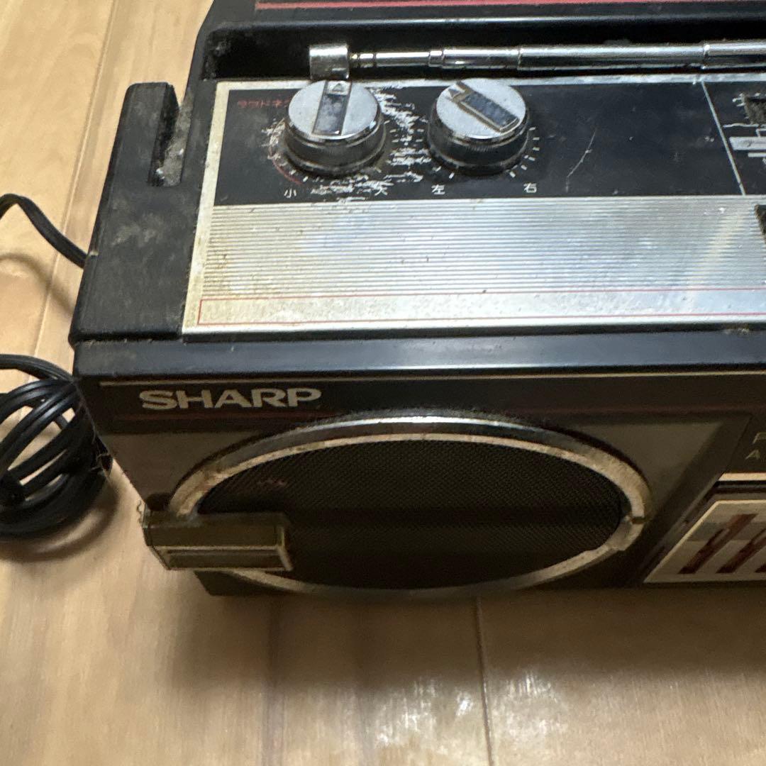 SHARP ステレオダブルカセットプレーヤーQT-Y7