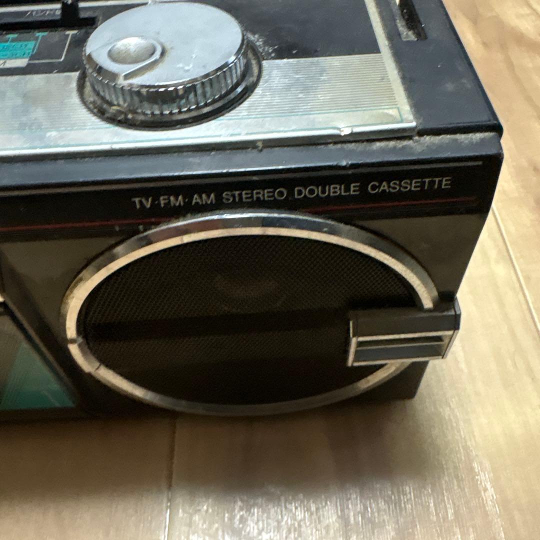 SHARP ステレオダブルカセットプレーヤーQT-Y7