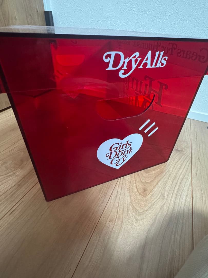 小物入れ HUMAN MADE GDC ACRYLIC FILE BOX \"Red\"