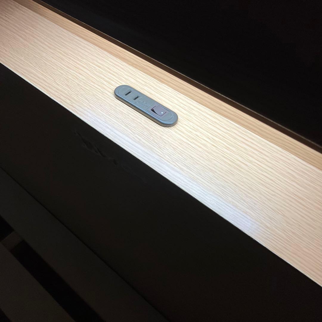 フランスベッド　ベッドフレームセミダブル　フレーム　引き出し　ライト　コンセント