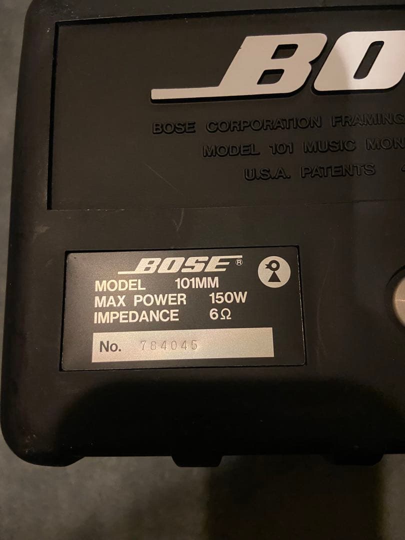BOSE スピーカー 101mm 2個セット 黒