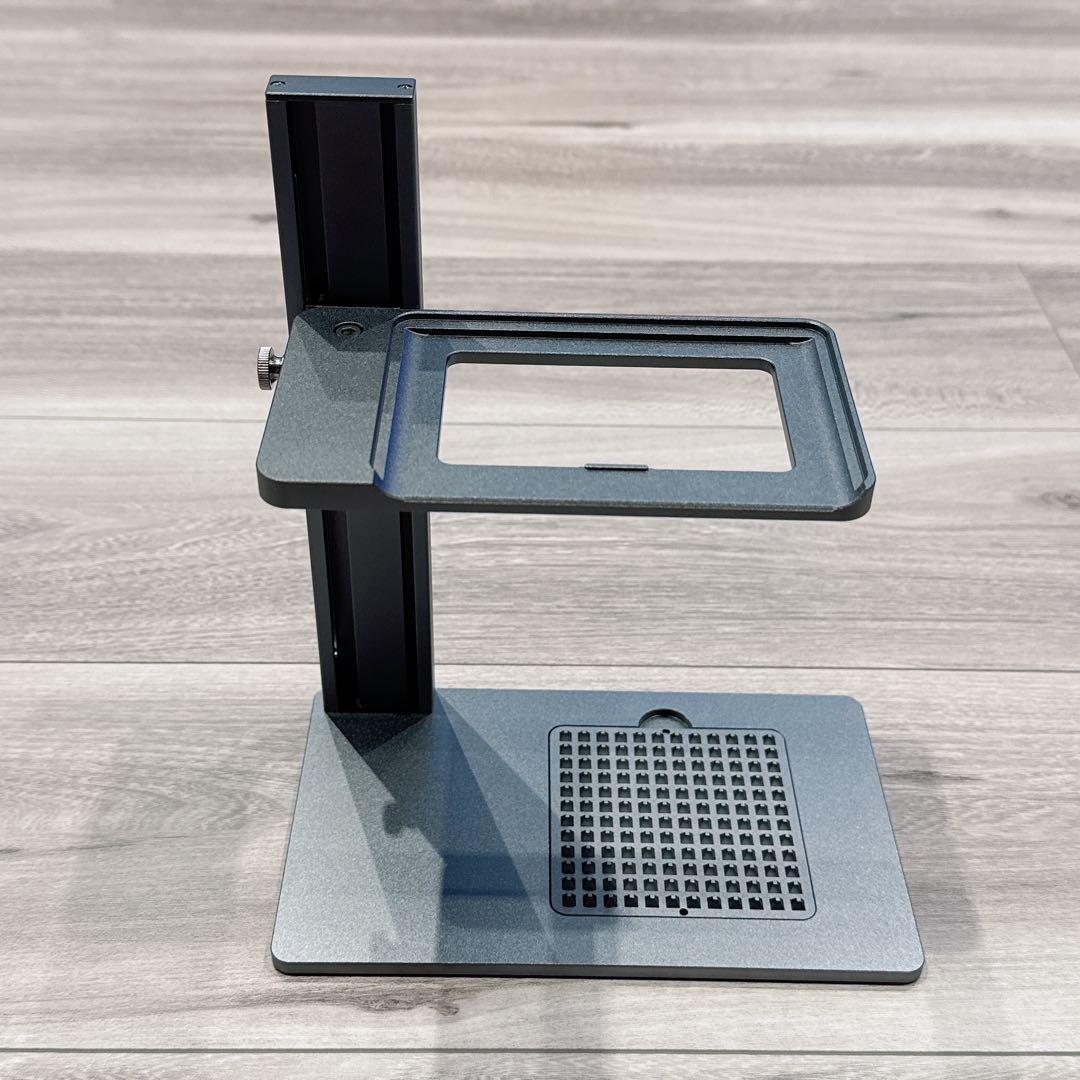 ◯レーザーリフトコラムスタンド、Z4レーザーカッター用手動高さ調整スタンド