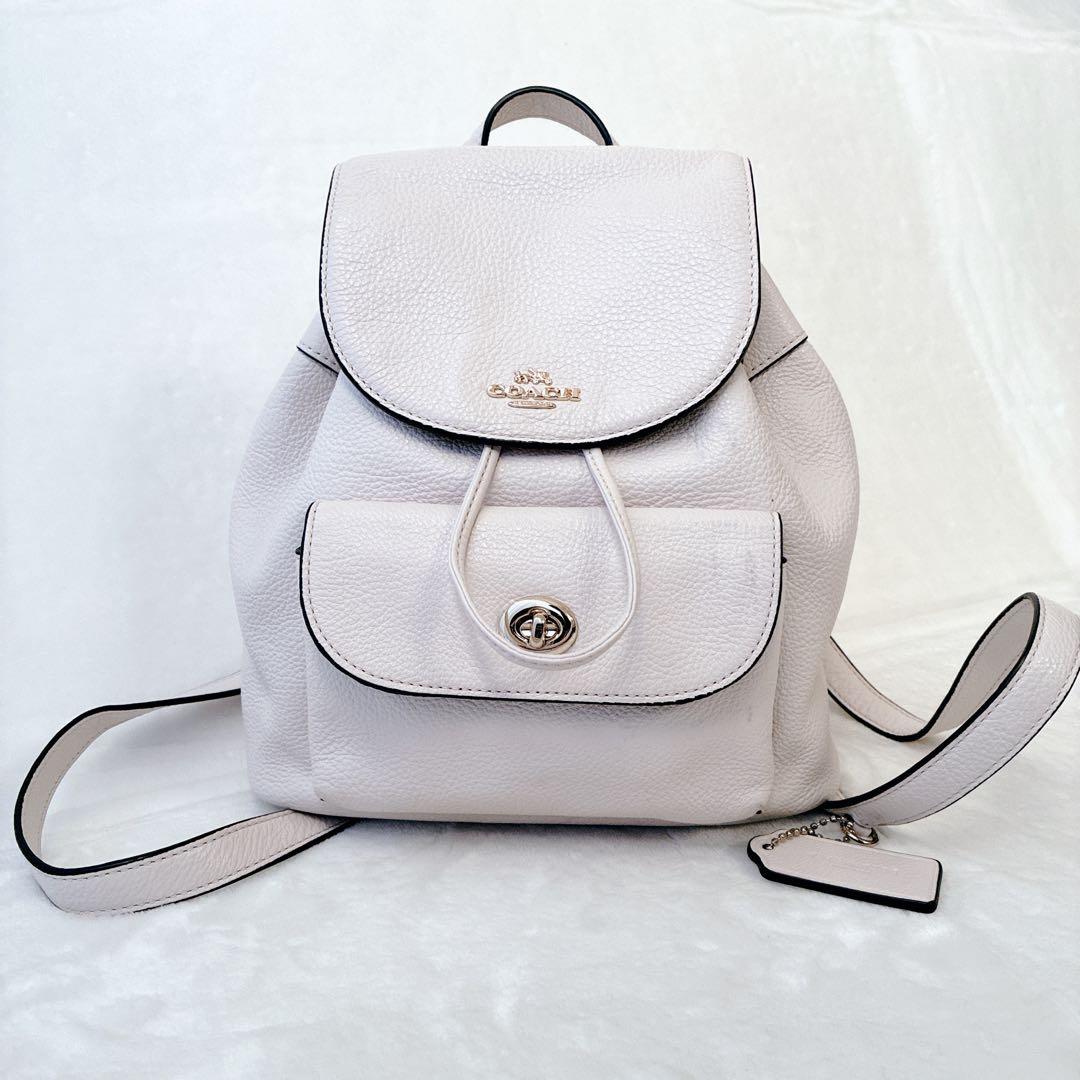 コーチ coach COACH ミニリュック 極美品 ターンロック ゴールド金具