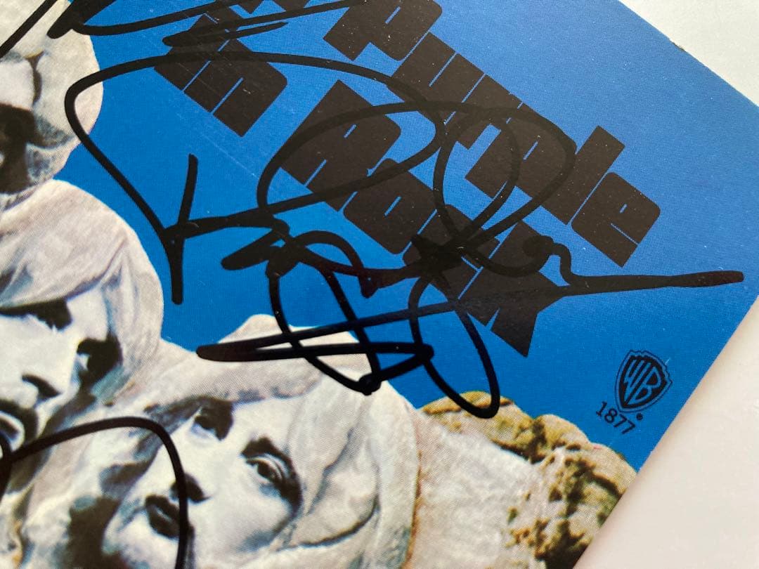 レア　ディープパープル　サインCD deep purple リッチーブラックモア