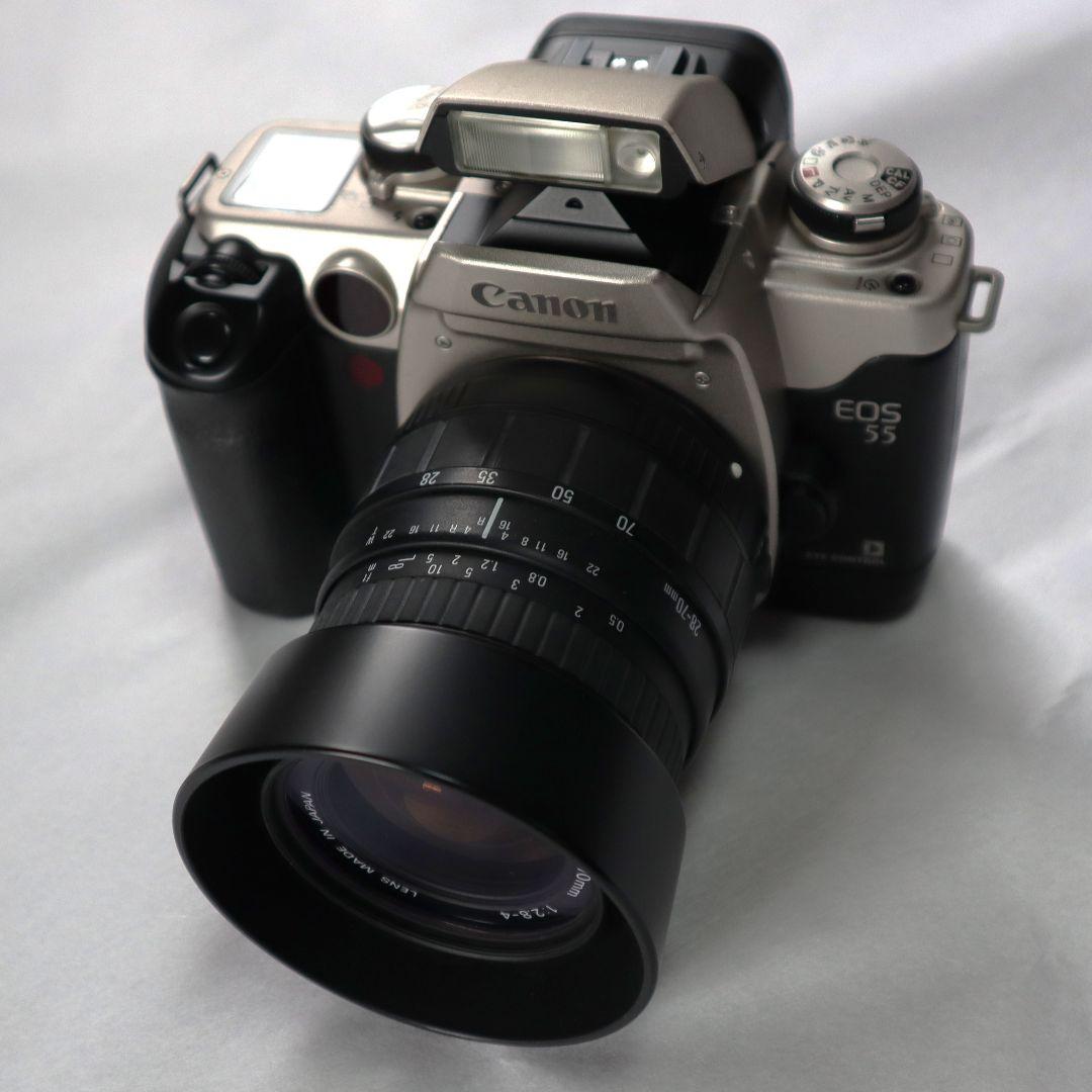 b*r様 Canon EOS 55、ズームレンズ２本、三脚、カメラバック のセッ