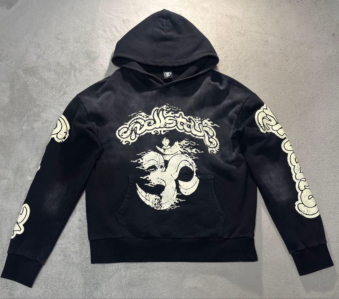 hellstar パーカー黒 S